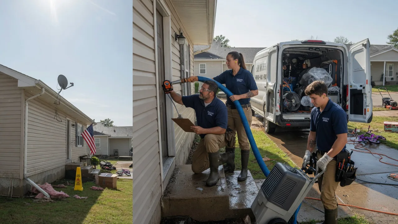 Ceiling Water Damage Restoration in Heidelberg, MS near me